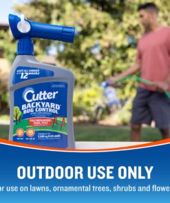 Cutter Backyard Bug Control Spray Concentrate, Mosquito Repellent, Kills Mosquitoes, Fleas & Listed Ants, 32 fl Ounce 1 Pack 28 81o5ofaIjAL