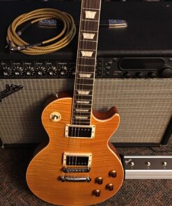 GLS Audio Instrument Cable - Amp Cord for Bass & Electric Guitar - Straight to Right Angle 1/4 Inch Instrument Cable - Brown/Yellow Braided Tweed, 6ft 6 Ft. Right-Angle Gold 38 81o6sXqMlTL