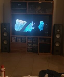 Fluance Elite High Definition 2-Way Bipolar Surround Speakers for Wide Dispersion Surround Sound in Home Theater Systems - Black Ash/Pair (SXBP2) 34 81o8RTHXs6L