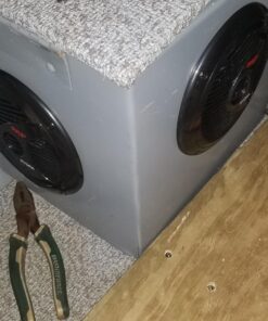 Pyle 6.5 Inch Dual Marine Speakers - 2 Way Waterproof and Weather Resistant Outdoor Audio Stereo Sound System with 150 Watt Power, Polypropylene Cone and Cloth Surround - 1 Pair - Pyle PLMR60B (Black) 43 81o8rzon7L