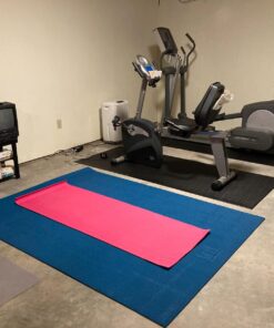 Gorilla Mats Premium Large Yoga Mat – 7' x 5' x 8mm Extra Thick & Ultra Comfortable, Non-Toxic, Non-Slip Barefoot Exercise Mat – Works Great on Any Floor for Stretching, Cardio or Home Workouts 7' x 5' x 8mm (84" Long x 60" Wide) 34 81o99gM23GL