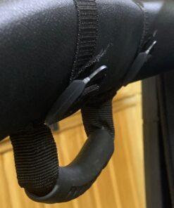 4 x Roll Bar Grab Handles Grip Handle for Jeep Wrangler YJ TJ JK JKU JL JLU Sports Sahara Freedom Rubicon X & Unlimited 1955-2024 (Black) Black 32 81o9Kmzu0mL