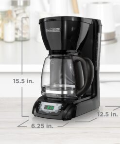Black+Decker DLX1050B 12-Cup Programmable Coffeemaker 26 81oAGmTfzyL