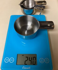 Bellemain One Piece Stainless Steel - Nesting measuring cups for Kitchen for Bakers , Dry - Ml & Oz measuring cup for Liquid, Metal, Set of 6 31 81oAtgTvt7L