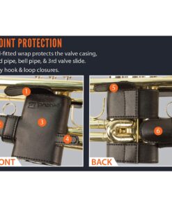 Pro Tec L226SP Trumpet 6-Point Leather Valve Guard 6-Point Valve Guard 12 81oBqGyUZfL
