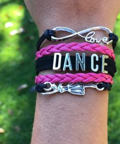Infinity Collection Dance Bracelet- Girls Dance Jewelry - Gift For Dance Recitals, Dancers and Dance Teams 5-7 Inches 12 81oCgv2nCrL