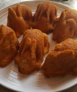 Nordic Ware Baby Bunny Cakelet Pan, Copper, Bronze, 2.1 40 81oDdpmKRlL