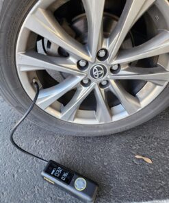 Fanttik X8 APEX™ Tire Inflator Portable Air Compressor, 2X Faster Inflation, 150PSI Cordless with LCD Dual Screen, Suitable for MPV, Cars, E-Bikes, Motorcycles, For Up to 26.3 Inch Tires Black Standard Package 39 81oGCsElZyL