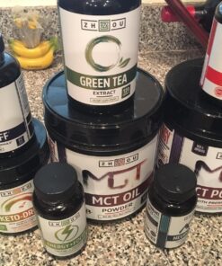 Zhou MCT Powder With Prebiotic Acacia Fiber | Zero Net Carbs | Keto Friendly Fat & Fiber Source | Easy To Digest | 45 Servings, 14.5 oz 29 81oHBF9AZoL