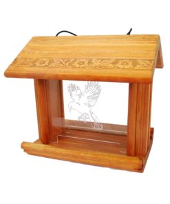 Mountain View Extra Small Bird Feeder with Etching