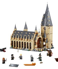 Alternative view of LEGO Harry Potter Hogwarts Great Hall 75954 Building Kit and Magic Castle Toy, Fantasy Creatures, Hermione Granger, Draco Malfoy and Hagrid (878 Pieces)