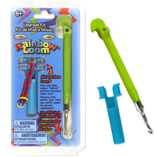 Rainbow Loom Upgrade Kit - Green Metal Hook