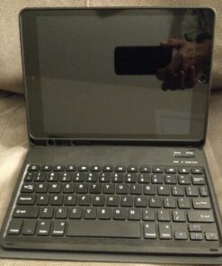 CHESONA Keyboard Case for iPad 9th Generation 2021 10.2 Inch, Detachable Wireless with Pencil Holder Stand Folio Keyboard Cover for New iPad 9th Gen/8th Gen/7th Gen 10.2", Black 9th/8th/7th -Black 43 81oLngcwY0L