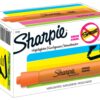 SHARPIE Tank Style Highlighters, Chisel Tip, Fluorescent Orange, Box of 12 21 81oLuTBHw7L