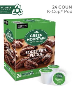 Green Mountain Coffee Roasters Southern Pecan, Single-Serve Keurig K-Cup Pods, Flavored Light Roast, 24 Count 24 Count (Pack of 1) 13 81oMJWH72hS