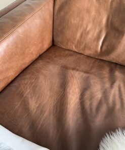 The Original Leather Recoloring Balm by Furniture Clinic - 16 Color Options - Leather Repair Kit for Furniture - Restore Couches, Car Seats, Clothing - Non-Toxic Leather Repair Cream (Medium Brown) Medium Brown 59 81oNL aZymL