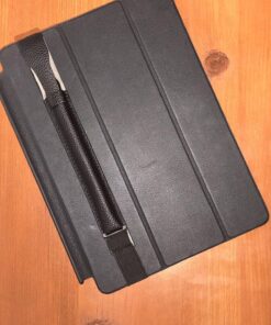 Fintie Pencil Holder with USB Adapter Pocket for Apple Pencil (USB-C) & Apple Pencil (1st / 2nd Generation), Premium Elastic Vegan Leather Sleeve Pouch Compatible with iPad Case, Black 77 81oOAdv39JL 1
