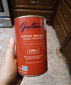 E Guittard Cocoa Powder, Unsweetened Rouge Red Dutch Process Cocoa, 8oz Can Standard Packaging 17 81oPSQ5fSzL