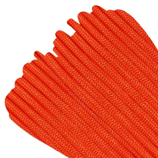 Paracord Planet - Genuine Type III 550 Paracord Nylon Colors Multiple Sizes – 550 LB Tensile Strength 100 feet Orange