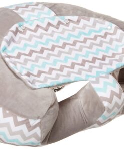Alternative view of The Original Hugaboo Infant Sitting Chair - Blue Chevron , 3-10 Month | Blue Chevron