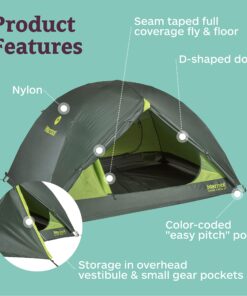 Marmot Crane Creek 2P/3P Backpacking and Camping Tents & Footprints Tent 3 Person Tent 23 81oQLx3AXnL