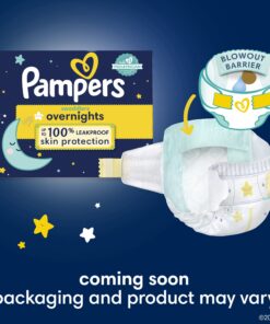 Alternative view of Pampers Swaddlers Overnights Diapers - Size 5, 88 Count, Disposable Baby Diapers, Night Time Skin Protection