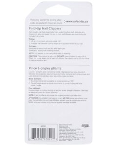 Safety 1st Fold-Up Nail Clipper, 2-Count - Colors May Vary 21 81oRC88TxL