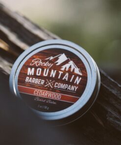 Beard Balm - Rocky Mountain Barber - 100% Natural - Premium Wax Blend with Cedarwood Scent, Nutrient Rich Bees Wax, Jojoba, Tea Tree, Coconut Oil 26 81oRT0VQKlL