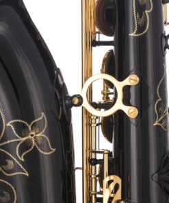 Glory Black/Gold B Flat Tenor Saxophone with Case,10pc Reeds,Mouth Piece,Screw Driver,Nipper. A pair of gloves, Soft Cleaning Cloth 18 81oSXzhyBqL