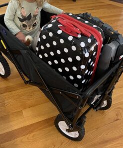 MacSports Collapsible Folding Outdoor Utility Wagon, Black 37 81oTX9Kx dL