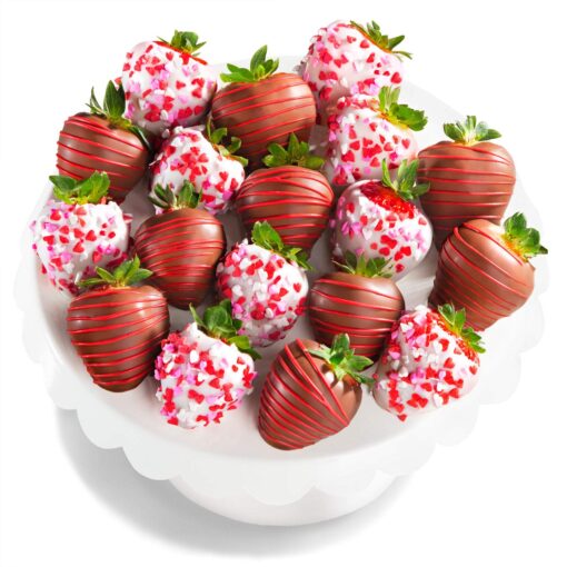 A Gift Inside Love Bites Dipped Strawberries - 18 Fun Size Berries 18 Berries