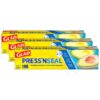 Glad Press'n Seal Plastic Food Wrap - 100 Square Foot Roll ( 3 count ) 100 Sq Ft (Pack of 3) 17 81oU clrCIL