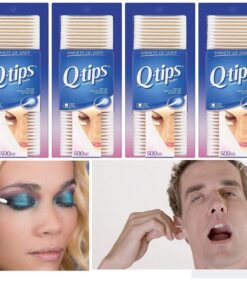Q-tips Cotton Swabs, 500 ct (pack of 4) 500 Count (Pack of 4) 4 81oVDdUeL5L