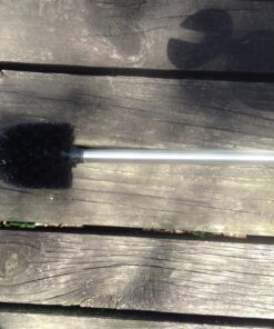 ToiletTree Products Toilet Brush with Lid - Sleek Toilet Bowl Brush and Holder - Toilet Scrubber Brush Set with Heavy-Weight Base - Lidded Toilet Bowl Cleaner Brush and Holder - Chrome Stainless Steel 48 81oVJf0tKNL