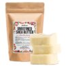 Unrefined African Shea Butter - Ivory, 100% Pure & Raw - Moisturizing and Rich Body Butter for Dry Skin - Suitable for All Skin Types - Use Alone or in DIY Whipped Body Butters - 16 oz (1 LB) Bar 1 Pound (Pack of 1)
