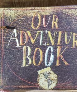 T-HAOHUA Anniversary Photo Album Scrapbook - Our Adventure Book Wedding Photo Album Scrapping 11.6"x7.5" inches, 80 Pages - Includes Bonus 5 Postcards and 5 Self-Adhesive Photo Corners multicolored 43 81oVQ4huqBL