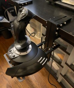 2Set, J-PEIN Desk Mount for Joystick & Throttle - PC Flight Sim Game Support, Adjustable HOTAS System Stand, Durable Gaming Gear Holder, Easy Setup 50 81oWffuXu9L