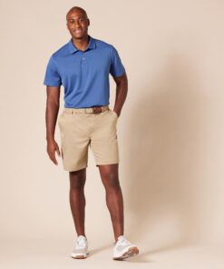 Amazon Essentials Men's Slim-Fit Quick-Dry Golf Polo Shirt Recycled Polyester Blue Small 13 81oWmzgjMUL