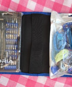 ORIA Precision Screwdriver Set, 86 in 1 Repair Tool Kit, Screwdriver Kit with Portable Bag for Game Console, Tablet, PC, Macbook and Other Electronics, Blue 79 81oWnDuB5L