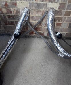 IMPRESA - Aluminum Foil Tape for Sealing and Patching Hot and Cold HVAC, Ducts, Pipes - Insulation Home and Commercial - 1.9 Inches Wide (150 Feet/50 Yards) 39 81oXe6wx3VL