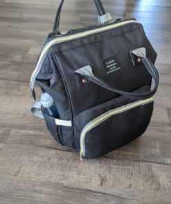 Ticent Diaper Bag Backpack Multifunction Travel Back Pack Large Maternity Nappy Bag Baby Changing Bags with Stroller Straps, Waterproof and Stylish Black 58 81oXnSttDzL