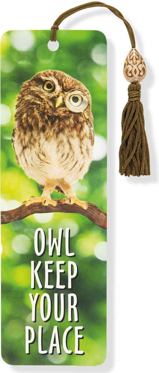 Owl Keep Your Place Beaded Bookmark Bookmark, October 2, 2015