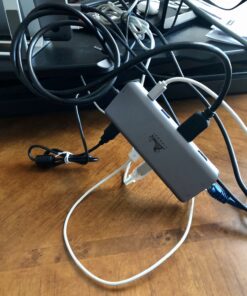 USB C Laptop Docking Station 3 Monitors, 13 in 1 USB C Hub with Dual HDMI+DisplayPort+10Gbps USB A/C, 100W PD, 6 USB, Ethernet, SD/TF, Audio, USB C Dock with iPhone 15/Mac/Dell/HP/Surface/Steam Deck 13-in-1(Dual HDMI+DisplayPort) 33 81oYaAPbRzL