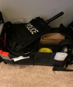 TRUNKCRATEPRO Trunk Organizer for Car, SUV, Truck | Premium Adjustable Multi Compartments Collapsible Car Trunk Organizer with Securing Straps & Non-Slip Bottom (Large Size, Black) Large 42 81oaPi0dqKL