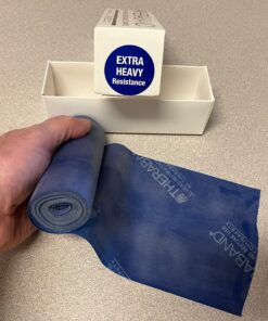 THERABAND Resistance Bands, 6 Yard Roll Professional Latex Elastic Band For Upper & Lower Body, Core Exercise, Physical Therapy, Pilates, Home Workouts, & Rehab, Green, Heavy, Intermediate Level 1 Green - Heavy 25 81oac2C7KYL