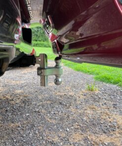 TRIMAX TRZ6ALRP 6" Aluminum Adjustable Hitch with Dual Hitch Ball and Receiver Adjustment Pin 7 81oakFikQwL