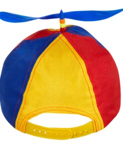 Forum Novelties unisex adult Classic Propeller Hat Costume Headwear, Multi, One Size US 27 81obbAc1zYL