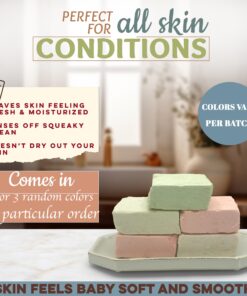 Amish Farms All Natural Soap Bar - Made in USA, Handmade, Vegan Moisturizing Natural Body Soap for Sensitive Skin, Wildflower Scent 5 Oz Each (5 Bars) 22 81ocx0JfgPL