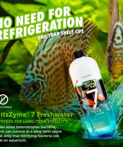 Fritz Aquatics FritzZyme 7 Live Nitrifying Bacteria Naturally Removes Amonia & Nitrite for Freshwater Fish (32-Ounce) 32 oz 18 81odVWKmD8L