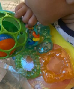 Bright Starts Oball Easy Grasp Jingle & Shake Pal Infant Toy, BPA-Free Green Frog Rattle, Age Newborn and up 24 81odl7CQl6L